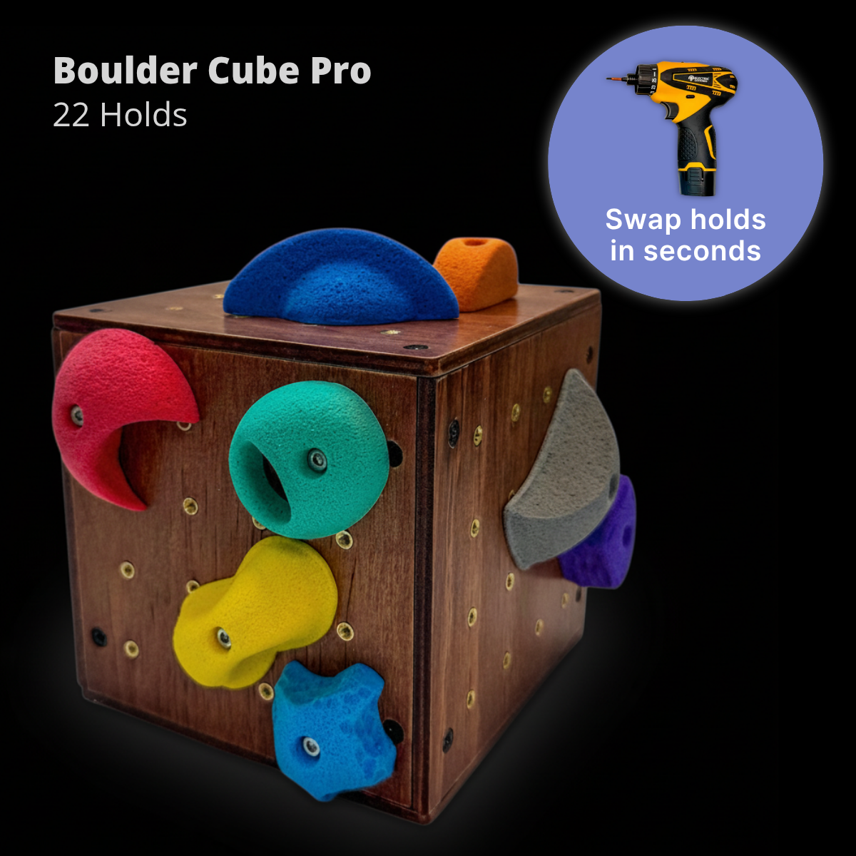 Boulder Cube Pro – 22 Holds · Electric